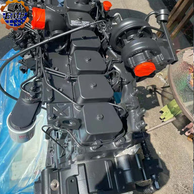 เครื่องยนต์ใหม่ S6D102E-1 ของเดิมสําหรับ Komatsu PC200-6 เครื่องขุดดิน เครื่องยนต์ดีเซล