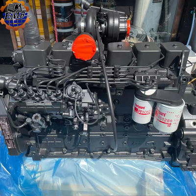 เครื่องยนต์ใหม่ S6D102E-1 ของเดิมสําหรับ Komatsu PC200-6 เครื่องขุดดิน เครื่องยนต์ดีเซล