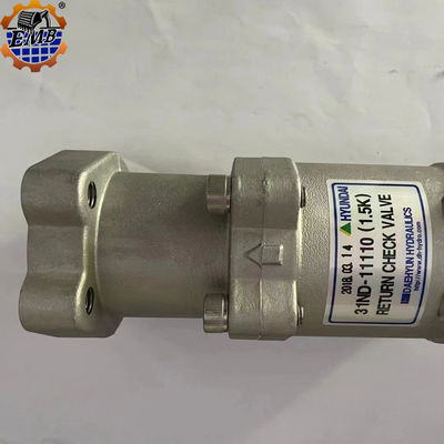 ตัวจริง 31ND-11110 Hyundai Check Valve Assy สําหรับเครื่องขุด R500/520